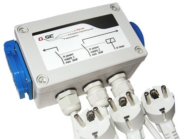 Caja de relé 8 x 600 W GSE*