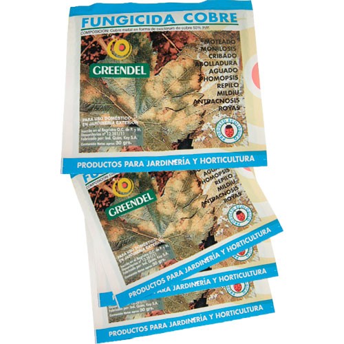 Fungicida Cobre Polvo 30gr Greendel