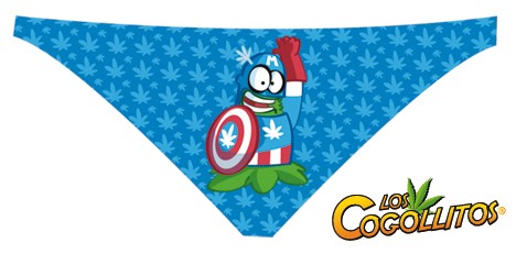 Braguitas Capitán Marihuana Talla M