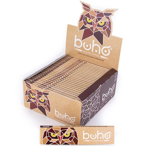 Papel Buho Natural King Size Slim 50u/c