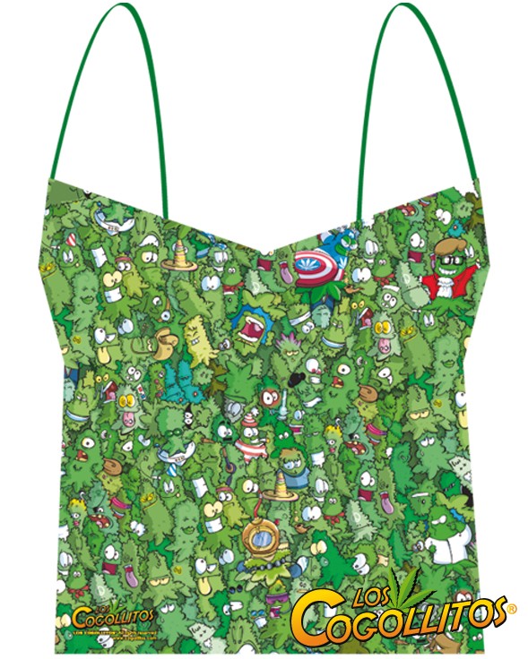 Camiseta Tirante Fino Mosaico Talla M