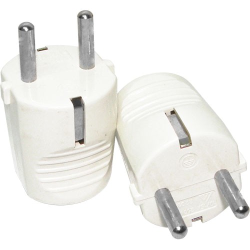 Clavija  Blanca 4,8 mm (25 uds/caja)