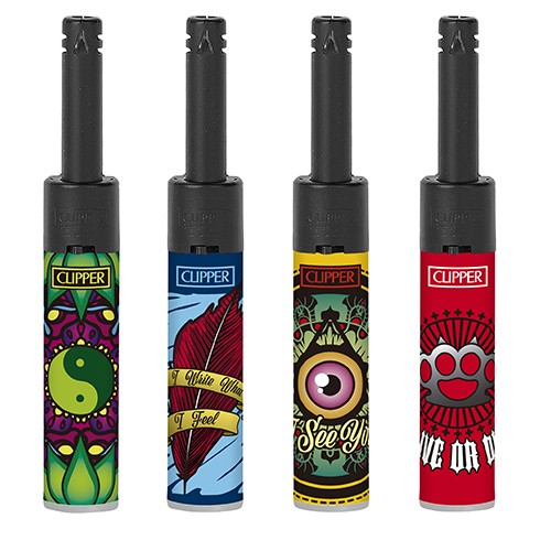 Mechero Clipper Minitube Tattoo Style 24