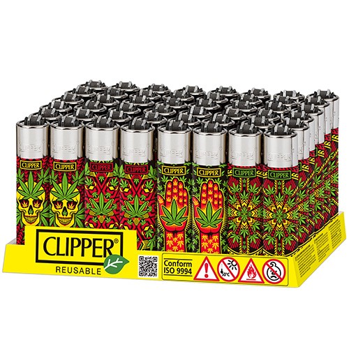 Mechero Clipper Leaves Pattern2 CP11 48u