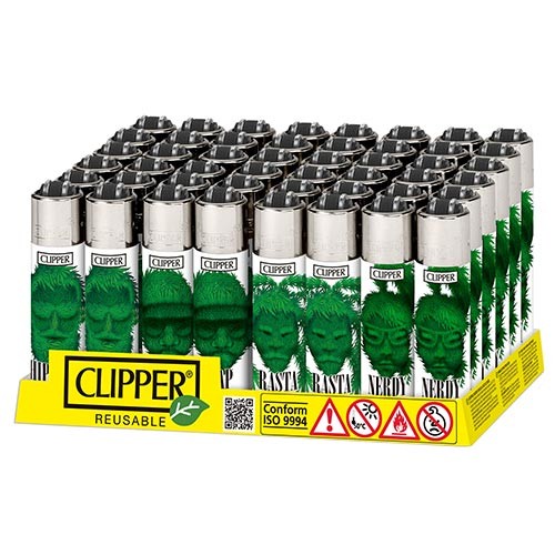 Mechero Clipper Weed Silhouetttes CP22R