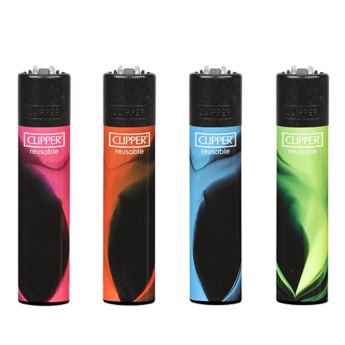 Mechero Clipper Black Nebula CP11R 48uds