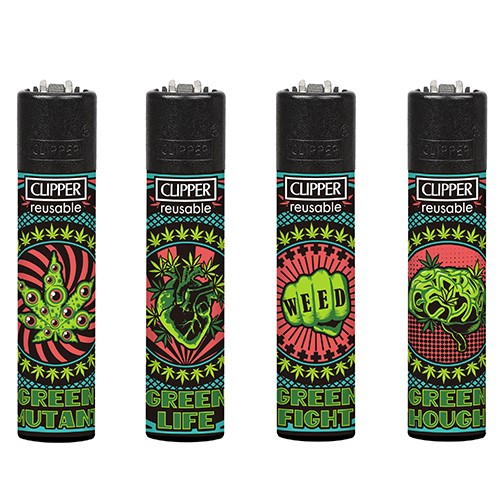 Mechero Clipper Weed Billboard CP11R 48u