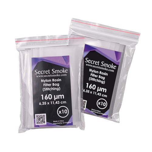 Bolsa Rosin 160µm 6,35x11,43cm costura*
