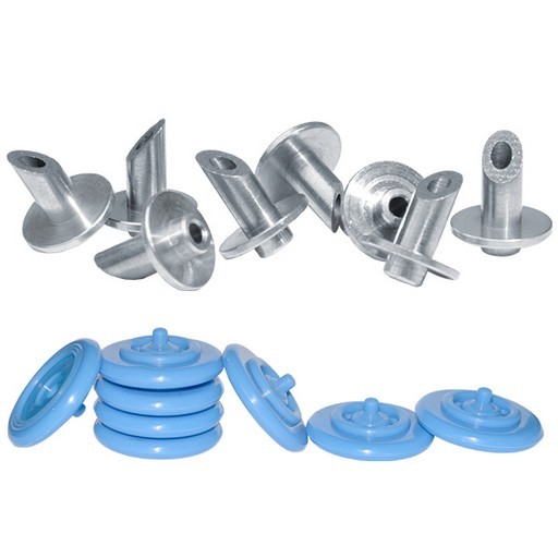 Kit vacío tarros 5u (punzón/válvula) SS