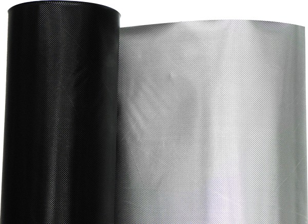 Plástico Reflectante Diamond//Negro 30 m