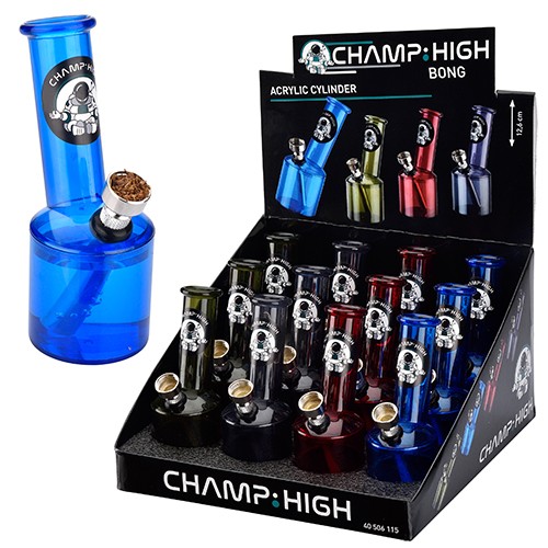 Bong Acrílico 12uds Champ High