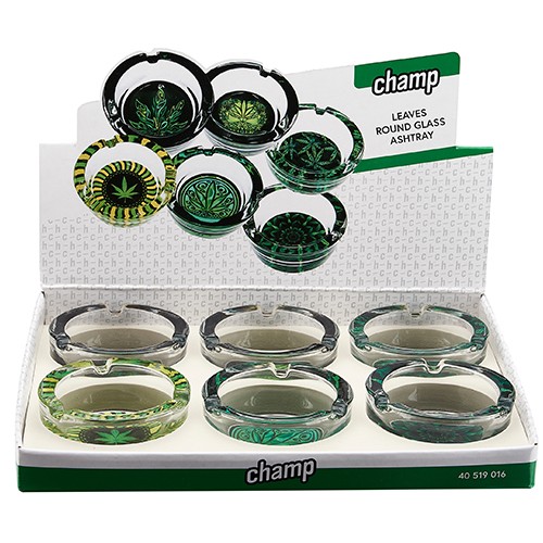 Cenicero Cristal 6uds Champ High