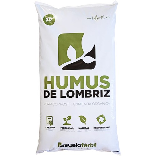 Humus de Lombriz 5L 3Kg Suelo Fertil
