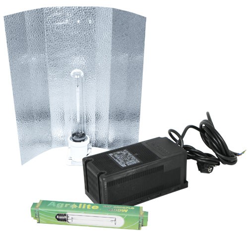 Kit Agrolite 400W SHP Gro&amp;Flo Estuco
