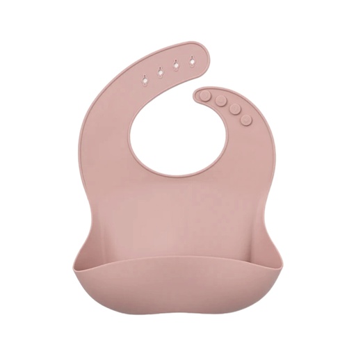 BABERO DE SILICONA ROSA
