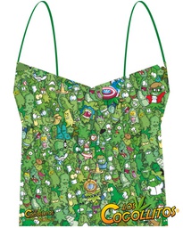 [CAMTMSM] Camiseta Tirante Fino Mosaico Talla M