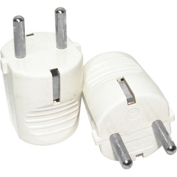 [CLAV] Clavija  Blanca 4,8 mm (25 uds/caja)