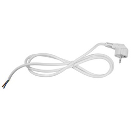 [CLAVI] Clavija Inyectada+1,15m manguera blanca