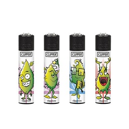 [CLI54] Mechero Clipper Leaves Faces CP11R 48uds