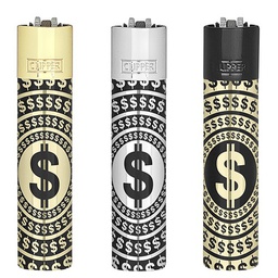 [CLI91] Mechero Clipper Metal Dollar CMP11R 12ud