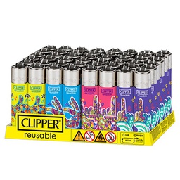 [CLI96] Mechero Clipper Hippie Hands 2 CP11R 48u