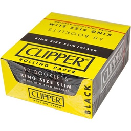 [CLIPAB] Papel Clipper Black King Size Slim - 50u