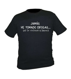 [SSJAM] Camiseta Jamas he tomado (talla M) S