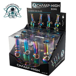 [PLB2] Bong Mini Cristal Rainbow 12uds Champ H