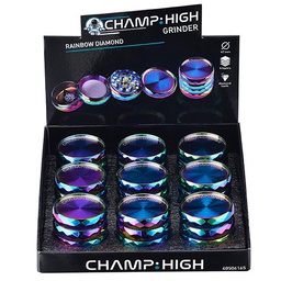[PLG8] Grinder Rainbow Diamond 40mm 9uds Champ
