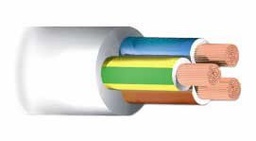 [MAN3X1] Manguera 3 hilos 1mm Blanca 1m (100m/r)